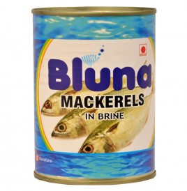 Bluna Mackerels In Brine   Tin  425 grams
